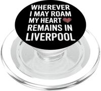 Liverpool Souvenir Docks Liverbird City Break Vacation PopSockets PopGrip for MagSafe