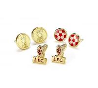 Liverpool Football Club Stud Earrings Set of 3 Pairs