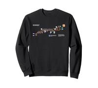 Liverpool Sydney Train Rail - Souvenir Route Map Australia Sweatshirt