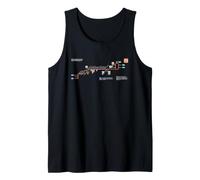 Liverpool Sydney Train Rail - Souvenir Route Map Australia Tank Top