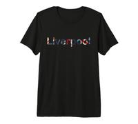 Liverpool Typography Graphic - Modern UK City Pride Tee Premium T-Shirt