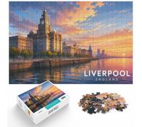 Liverpool United Kingdom Jigsaw Puzzle 1000pcs (52x38cm) Adult Puzzle | Adult jigsaw puzzle with 1000 pieces; for adults who enjoy jigsaws and thoughtful gifts.