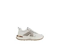 Liverpool Women's White Leather Trainers with Silver Glitter Side Logo - female - Alexander Smith - Sneakers - White - 4 UK - Shoes 4 UK