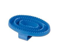 Roma Rubber Curry Comb, Black, L