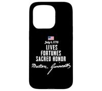 Lives Fortunes Sacred Honor July 4 1776 Case for iPhone 15 Pro