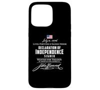 Lives Fortunes Sacred Honor July 4 1776 Case for iPhone 15 Pro Max