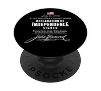 Lives Fortunes Sacred Honor July 4 1776 PopSockets Adhesive PopGrip