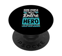 Lives Meet Their Hero I'm Related Mine Cervical Cancer PopSockets Adhesive PopGrip