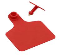 Livestock Blank Ear Tags 100pcs Large PE Precision Animal Identification Blank Ear Tags for Cattle, Pigs, Deer, Camels, Horses red small200pcs
