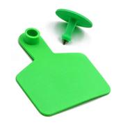 Livestock Blank Ear Tags 100pcs Large PE Precision Animal Identification Blank Ear Tags for Cattle, Pigs, Deer, Camels, Horses Green large200pcs