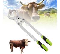 Livestock Castration Tool for Bulls, Sheep, Goats, and Cattle - Veterinary Emasculator Banding for Farm Animal Management