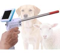 Livestock Cow Artificial Insemination AI Gun, Pig/Dog Breeding Device with Photo and Video Functions, HD Rotatable Display Screen, Visual Veterinary Breeding Kit for Farm, Ranch. (For Dog/Sheep)