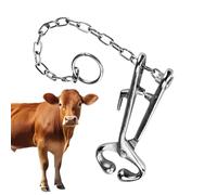 Livestock Cow Nose Cattle Pliers, Stainless Steel Cow Nose Bovine Clip, Gardening Supplies for Farm Ranch Veterinary Beginners Home Users Business Professionals