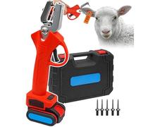 Livestock Ear Tag Applicator Set - Efficient Animal Identification Tool with Rechargeable Battery for Farming and Ranching