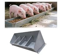 Livestock Feed Feeder, Separated Design for Efficient Hay Feeding, Ideal for Pigs, Calves, and Sheep with Sloped Opening for Easy Access