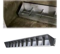 Livestock Feed Trough,Livestock Poultry Trough Feeder Extra Large, Hog/Cattle/Horse/Goats Water Hay Food Troughs 6 5 4 3 FT, Open Feeding Trough Stainless Steel