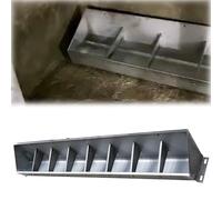 Livestock Feed Trough,Livestock Poultry Trough Feeder Extra Large, Hog/Cattle/Horse/Goats Water Hay Food Troughs 6 5 4 3 FT, Open Feeding Trough Stainless Steel