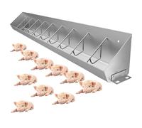 Livestock Feed Trough,Pig Feeders for Outside Heavy Duty, Large Capacity Hog Livestock Feeding Trough Hold 5 8 10 Pigs, Sturdy Food Troughs for Piggery/Farm/Yards(L 200cm (78 7/10in))