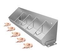 Livestock Feed Trough,Pig Feeders for Outside Heavy Duty, Large Capacity Hog Livestock Feeding Trough Hold 5 8 10 Pigs, Sturdy Food Troughs for Piggery/Farm/Yards(L 100cm (39 2/5in))