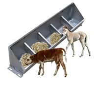 Livestock Feed Trough,Universal Livestock Feeder 20 40 48 60 78 Inch Long, Widen Stainless Steel Feeding Trough for Pigs/Goats/Sheep/Horses, Livestock Essentials(L 1m/3.3ft 5 bit)