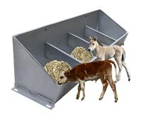 Livestock Feed Trough,Universal Livestock Feeder 20 40 48 60 78 Inch Long, Widen Stainless Steel Feeding Trough for Pigs/Goats/Sheep/Horses, Livestock Essentials(L 1.2m/3.9ft 4 bit)
