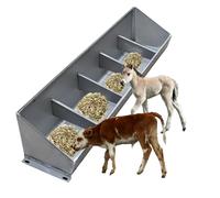 Livestock Feed Trough,Universal Livestock Feeder 20 40 48 60 78 Inch Long, Widen Stainless Steel Feeding Trough for Pigs/Goats/Sheep/Horses, Livestock Essentials(L 1.5m/4.9ft 5 bit)