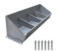 Livestock Feeding Trough, Double-Sided Large Capacity for Efficient Outdoor Feeding of Goats, Sheep, Horses, Cattle, and Alpacas
