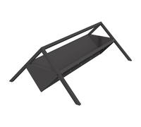 vidaXL Farm Animal Feeders, Black, 111 x 76 x 38 cm, Other Industrial Items, Rectangular Design, Durable Materials for Various Applications, Suitable for Retail and Wholesale