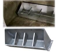 Livestock Feeding Trough, Large Capacity Stainless Steel Open Design for Efficient Animal Feeding