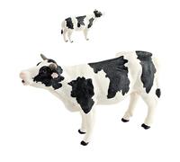 Livestock Figure Animal Model - Realistic Statue, Miniature Farm Figure, Durable Educational Toy, Collector's Piece, Decorative Cow Decoration, Perfect Gift for Birthday Party Garden Dio