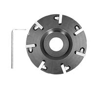 Livestock Hoof Trimming Disc Plate Tool, Electric Hoof Tool with 7 Blades, Professional Aluminium Alloy Hoof Trimmer for Sheep Cattle Horses, Durable Hoof Repair Tool for Quick and