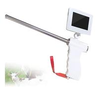 Livestock Insemination Gun with LCD, AI Sperm Injection Tool, Visual Endoscope Camera for Animal Breeding, Farm & Ranch Insemination Kit