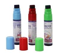 Livestock Marking Pen - 2.7x14.5cm 3PCS Smooth Long Lasting Fade Resistant Writing Marker, Agricultural Sheep Cattle Identification Pen, Livestock Marker for Cow Lamb Calf