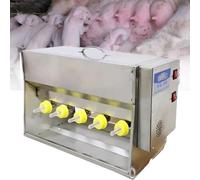 Livestock Milk Feeder with Silica Gel Nipples, Constant Temperature Animal Feeding Bottle for Lambs, Piglets, and Goats, Includes Multiple Nipples for Efficient Feeding