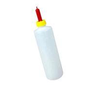 Livestock Nursing Bottle Set with Screw-on Nipples, Standard Drink-Bottle Fit, Puppy Lamb Feeding Gear Animal Feeder Lamb Puppy Nursing Screw Nipple Thread Fit Silicone Feeder Replacement Farm