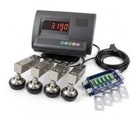 Livestock Scale Kit 3000kg/6600lb, Animal Pallet Scale with Backlit LCD Indicator, Durable Steel Beam Load Cell & Junction Box for Accurate Weighing