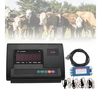 Livestock Scale Kit, 3000kg/6600lbs High Precision Animal Scale, Steel Beam Compression Load Cell with Junction Box for Accurate Animal Weight Measurement