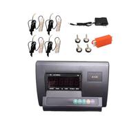 Livestock Scale Kit, 5 Ton Capacity with Digital Indicator, High Precision Load Cell, Waterproof Junction Box, LED Display, Dual Power Supply for Farm Animal Weighing