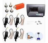 Livestock Scale Kit, 5000kg Capacity with 4 Load Cells, Heavy Duty Weighing System for Cattle, Sheep, Pigs, IP68 Waterproof Stainless Steel Box, High Accuracy Indicator