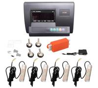 Livestock Scale Kit, Contains Four Sensor Heads, 3000 kg/6600 lb Steel Beam Load Cell Livestock Scale Floor Scale Kit for Pigs, Cattle, Sheep, Horses and Other Animals