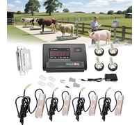 Livestock Scale Kit - High Precision Compression Load Cell with Junction Box, 4 x 3000lbs Load Capacity for Cattle, Pig, Sheep