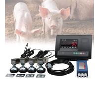 Livestock Scale Kit, Maximum Load, Waterproof Platform Weighing Indicator for Cattle, Sheep, Pig, Goats