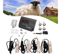 Livestock Scale Kit with 4-Wire Junction Box 5t/11023lbs High Precision Indicator Load Cell Scale Floor Scale Kit Livestock Pigs Goats Sheep Animal Scales