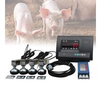 Livestock Scale Kit with High-Precision Indicator & 4 Sensors. Floor Scale for Cattle, Horses, Pigs, Sheep, and Goats. (3000KG)
