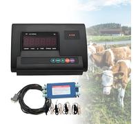 Livestock Scale Kit with Weighting Indicator, Animal Weighing Platform for Goat Cattle Pig Sheep Horse, Farm Accurate Scale System