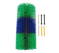 Livestock Scratching Brush Heavy Duty Plastic Animal Back Scratcher for Horses Cows Sheep Relieve Itching Massage Grooming Farming Equipment 435mm 17.13in (Green)