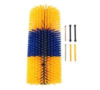 Livestock Scratching Brush Heavy Duty Plastic Animal Back Scratcher for Horses Cows Sheep Relieve Itching Massage Grooming Farming Equipment 435mm 17.13in (Yellow)