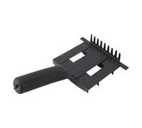 Livestock Shedding Comb Cattle Grooming Comb ABS Iron Dual Sided Tooth Design for Quick Smooth Grooming Itch Relief Massaging Tool for Cows Sheep Horses and Domesticated Pets