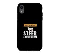 Livestock Show - Judge Walked By Steer Stepped On Me Case for iPhone XR