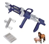Livestock Syringe Auto Injector for Veterinary Medicine - Precision Dosing Device for Goose, Pig, Bull Breeding